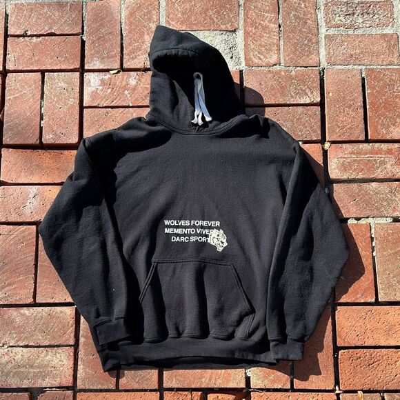 Darc Sport - Wolves - M - Bodybuilding Hoodie - Black - Pre-Owned - Picture 2 of 3